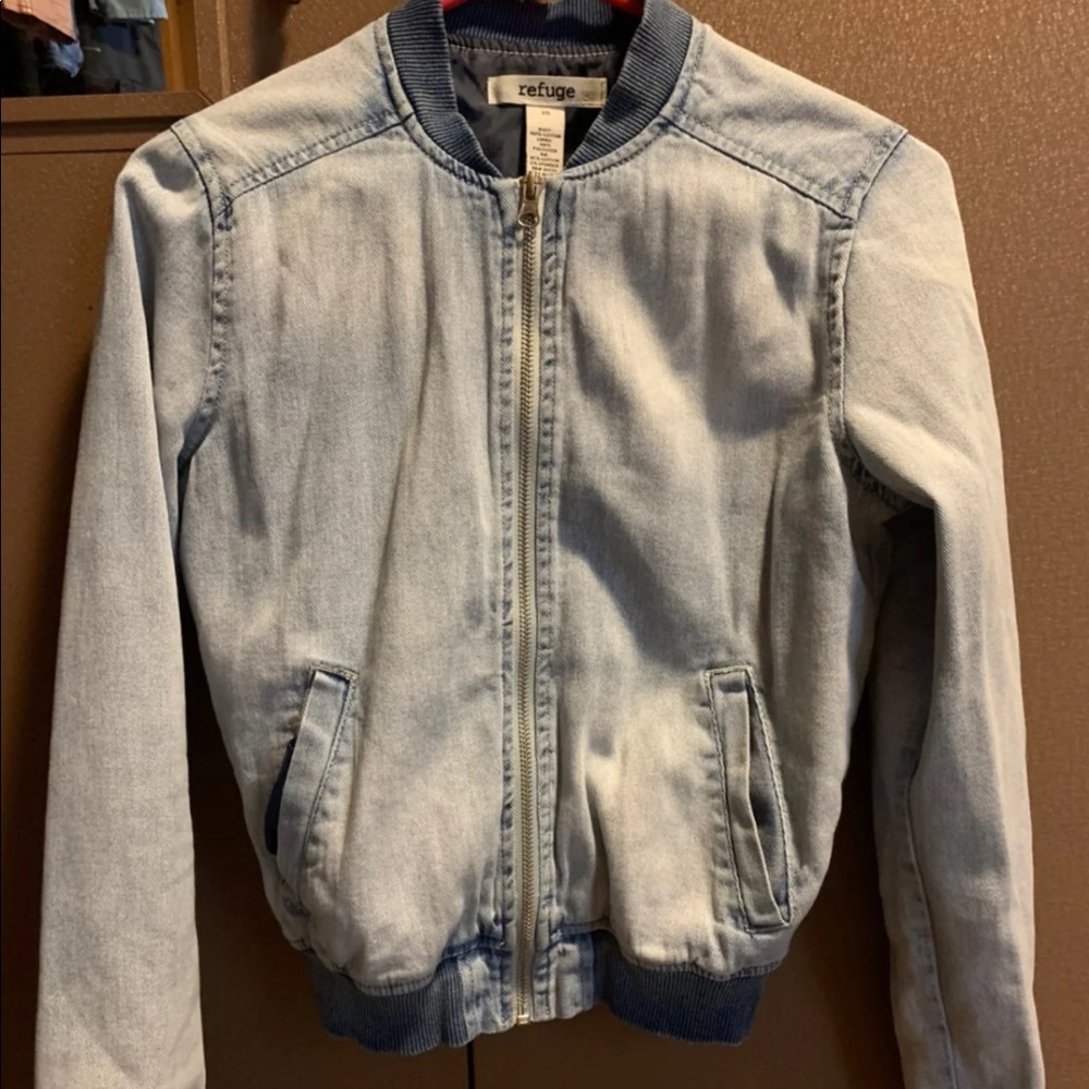 Denim Bomber Jacket